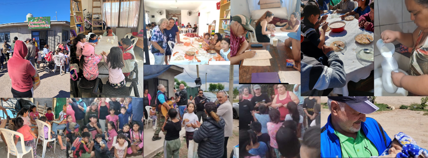 Collage de fotos Merendero Dejando Huellas